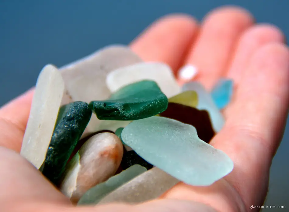 Can sea glass be converted back into sand