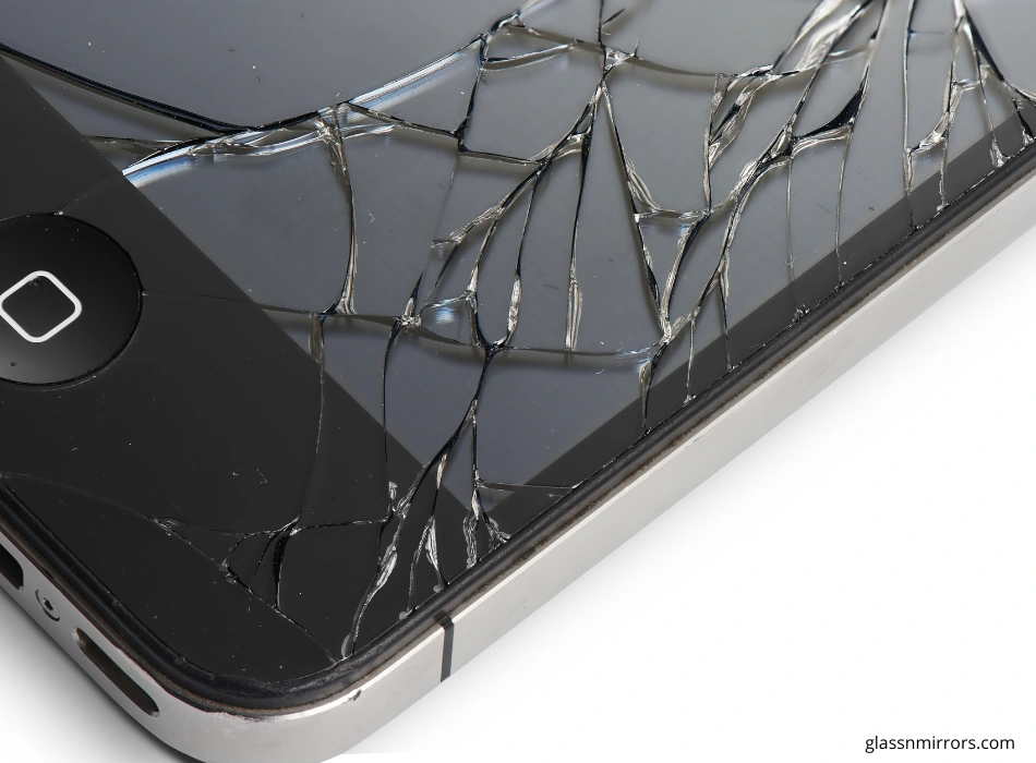 Broken Iphone screen Panda glass
