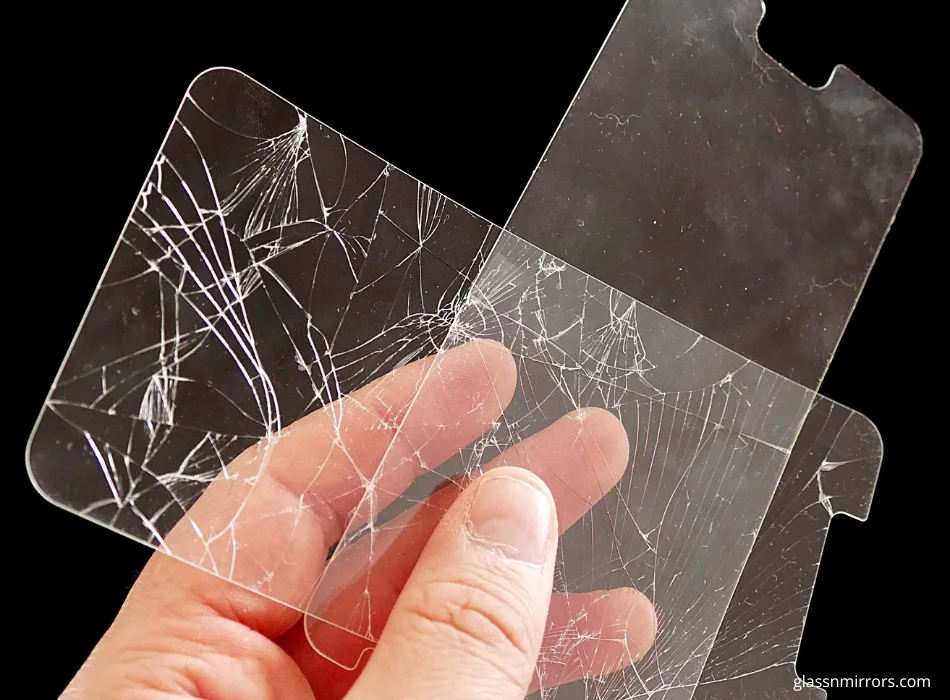 Panda glass screens broken off phones